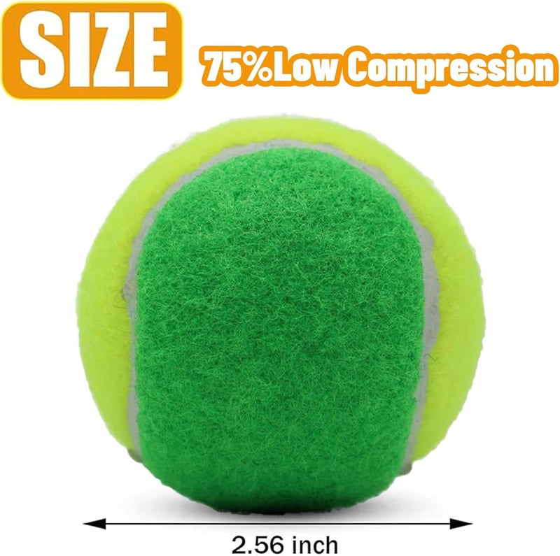 Magicorange Tennis Balls, 20 Pack Low Compression Stage Tennis Ball for Beginners Youth Kids Training Practicing with Mesh Bag for Easy Transport - Image 2